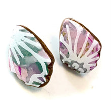 Load image into Gallery viewer, Spring Watercolor Stud Earrings
