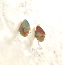 Load image into Gallery viewer, Boho Desert Frilled Drop Stud Earrings (2)
