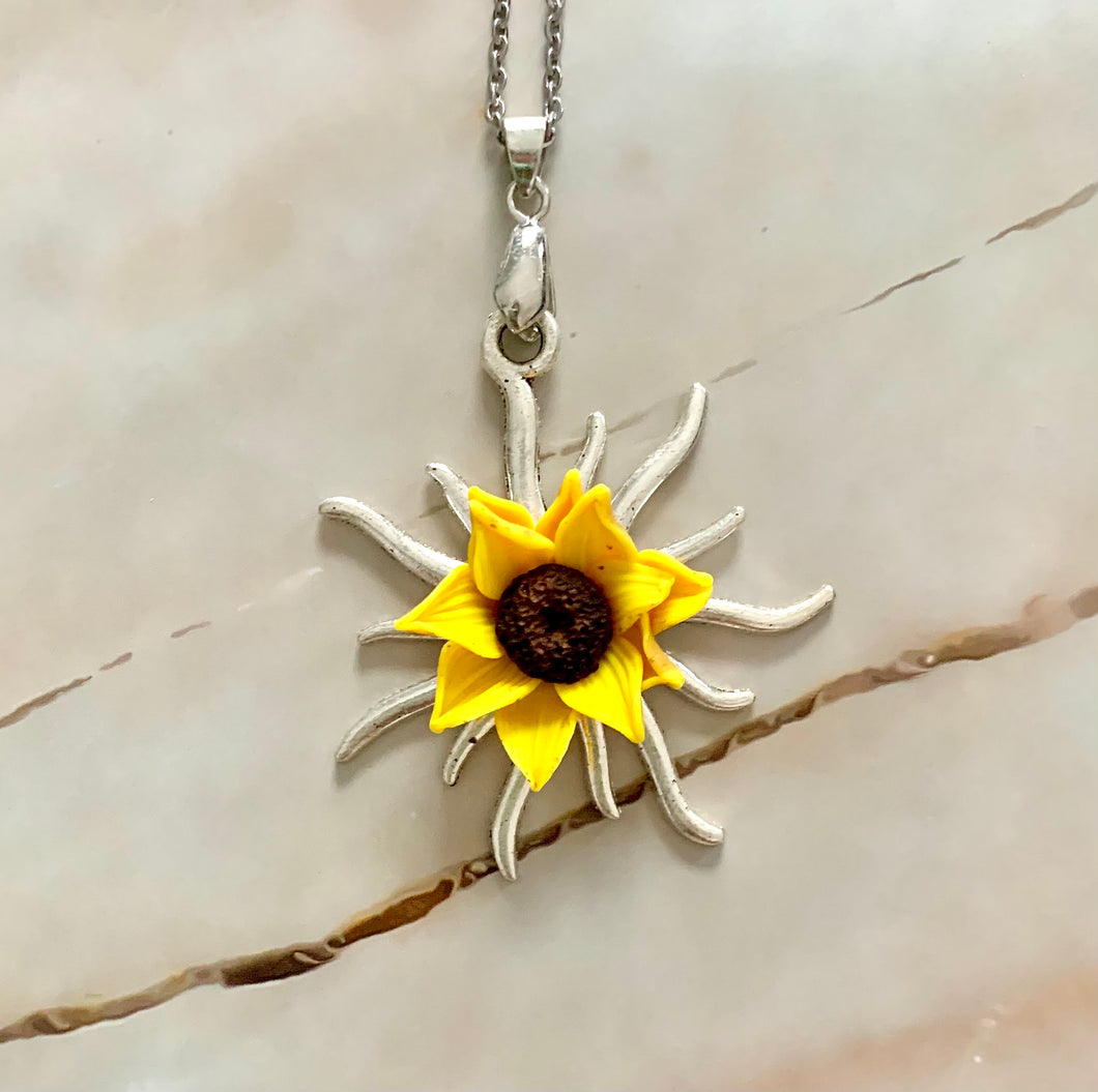 Sunflower Sunshine Pendant (2)