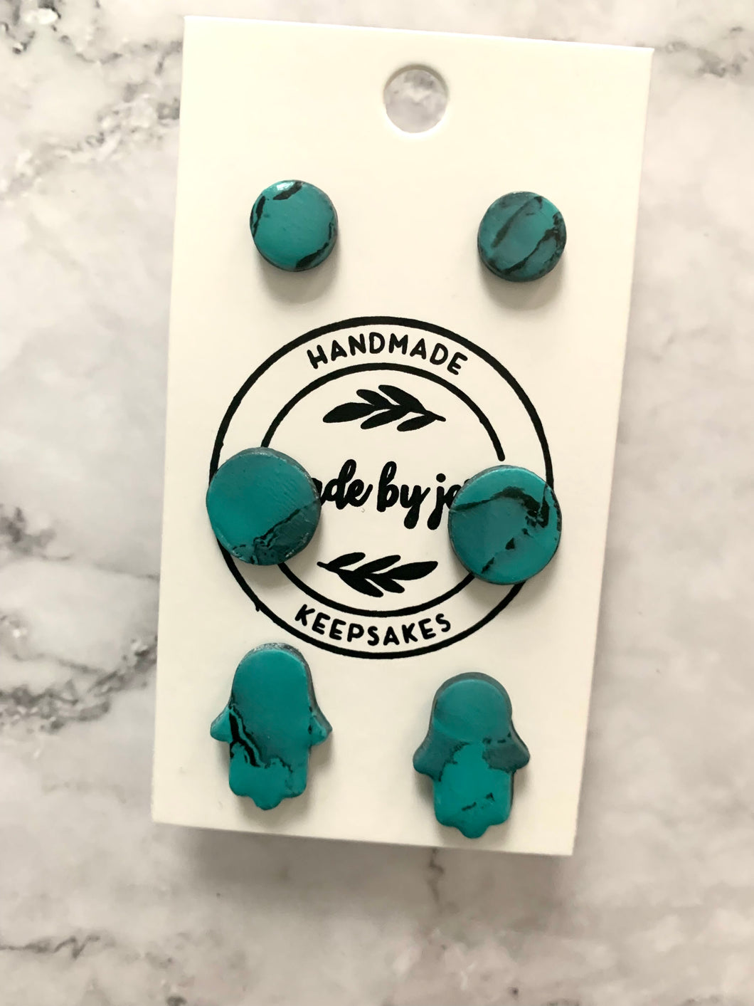 Turquoise Stud Earrings Pack