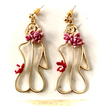 Load image into Gallery viewer, Backside Body Love Floral Dangles
