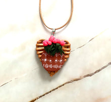 Load image into Gallery viewer, Terracotta Potted Flowers Necklace
