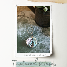 Load image into Gallery viewer, Textured Waves Pendant
