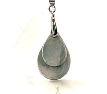 Load image into Gallery viewer, Stacked Gemstone Teardrops Necklace (medium)

